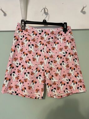 The Magic Box Adult Bike Shorts Halloween Mickey Minnie Ghost Pumpkkn